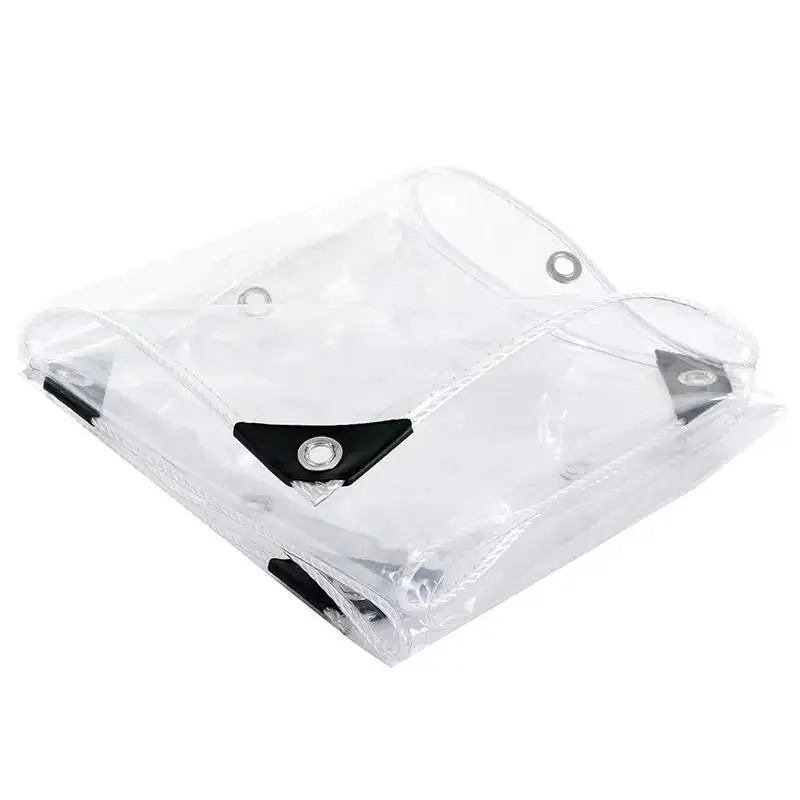 0.35mm Garden Pergola Transparent Tarpaulin Gazebo Camping Tent Waterproof Cover Rain Cloth Windows