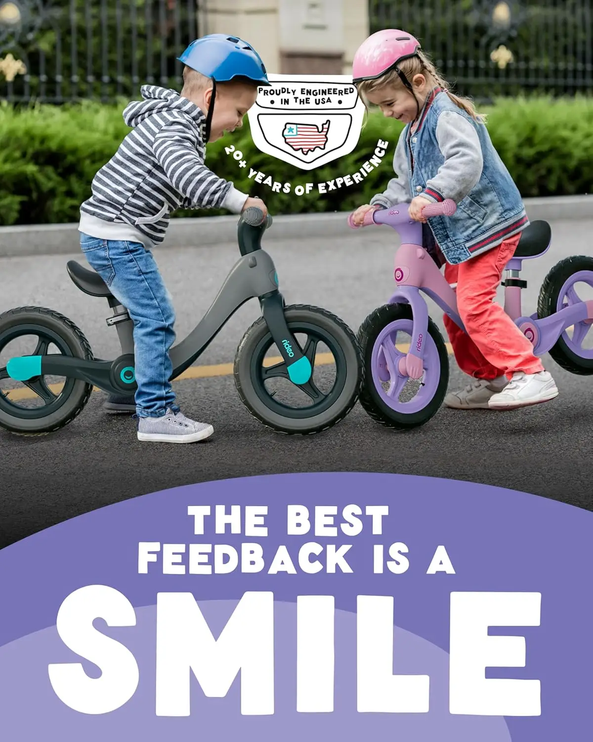 Bicicleta de equilibrio plegable para niños, bicicleta de seguridad para niños pequeños de 12 ", bicicleta de empuje con correa de transporte para niños y niñas de 3 a 5 años