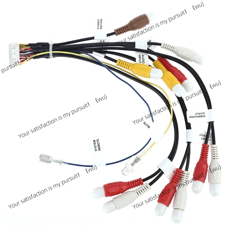 ZOCI-24 Pin Plug Car Stereo Radio RCA Output Wire Harness Wiring Connector Adaptor Cable for Pioneer AVIC-F900BT and AVICF90BT