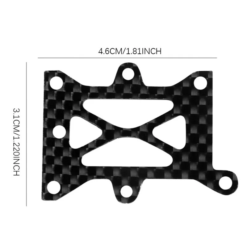 Soporte de inducción de fibra de carbono para coche A30F-RC para 1/10 KYOSHO MP10 MP9E Op TO-209 RC accesorios de actualización de coche