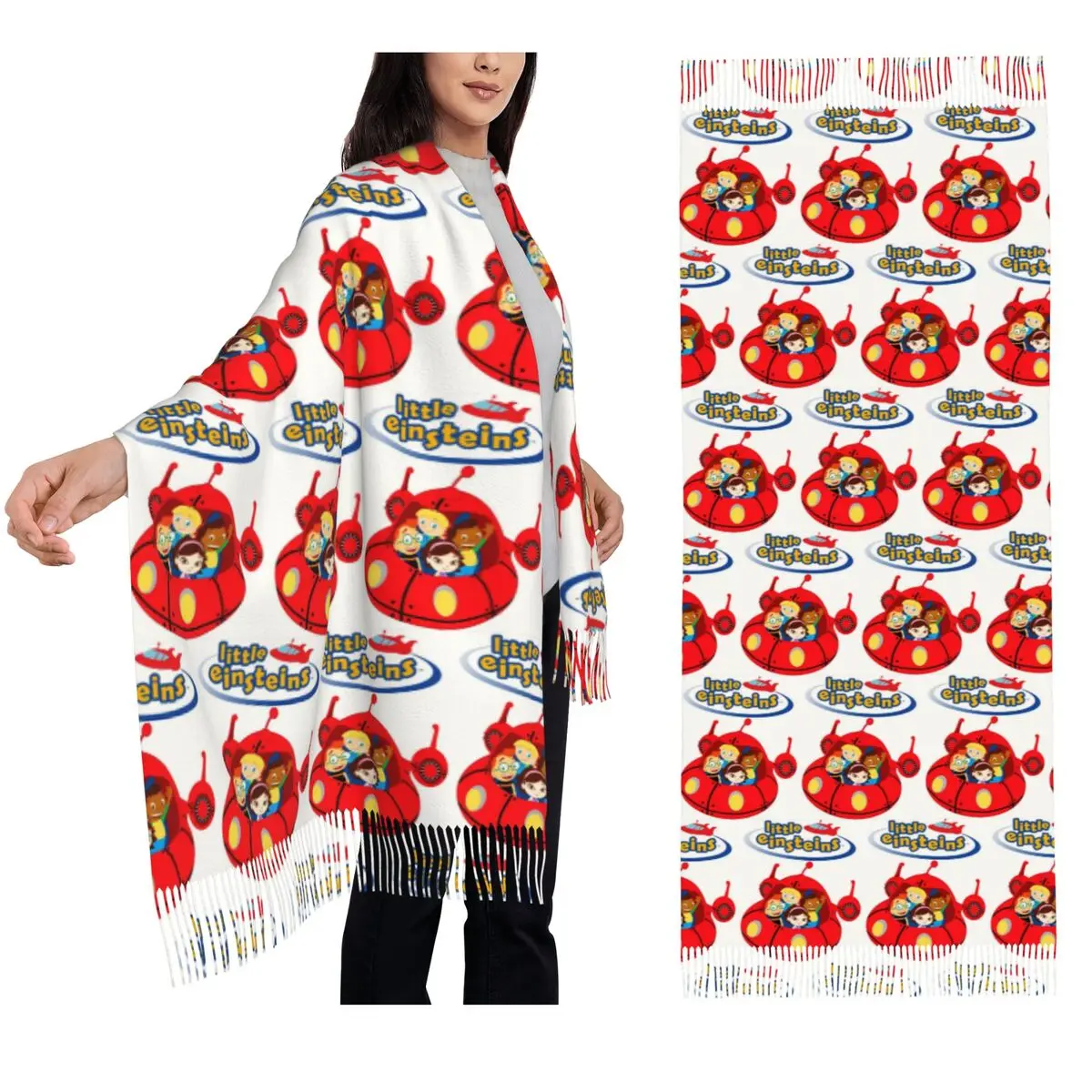 

Little Einsteins Clothes Little Einsteins Ca Scarf Tassel Scarves for Women Shawls and Wraps Long Fall Winter Shawl Wrap