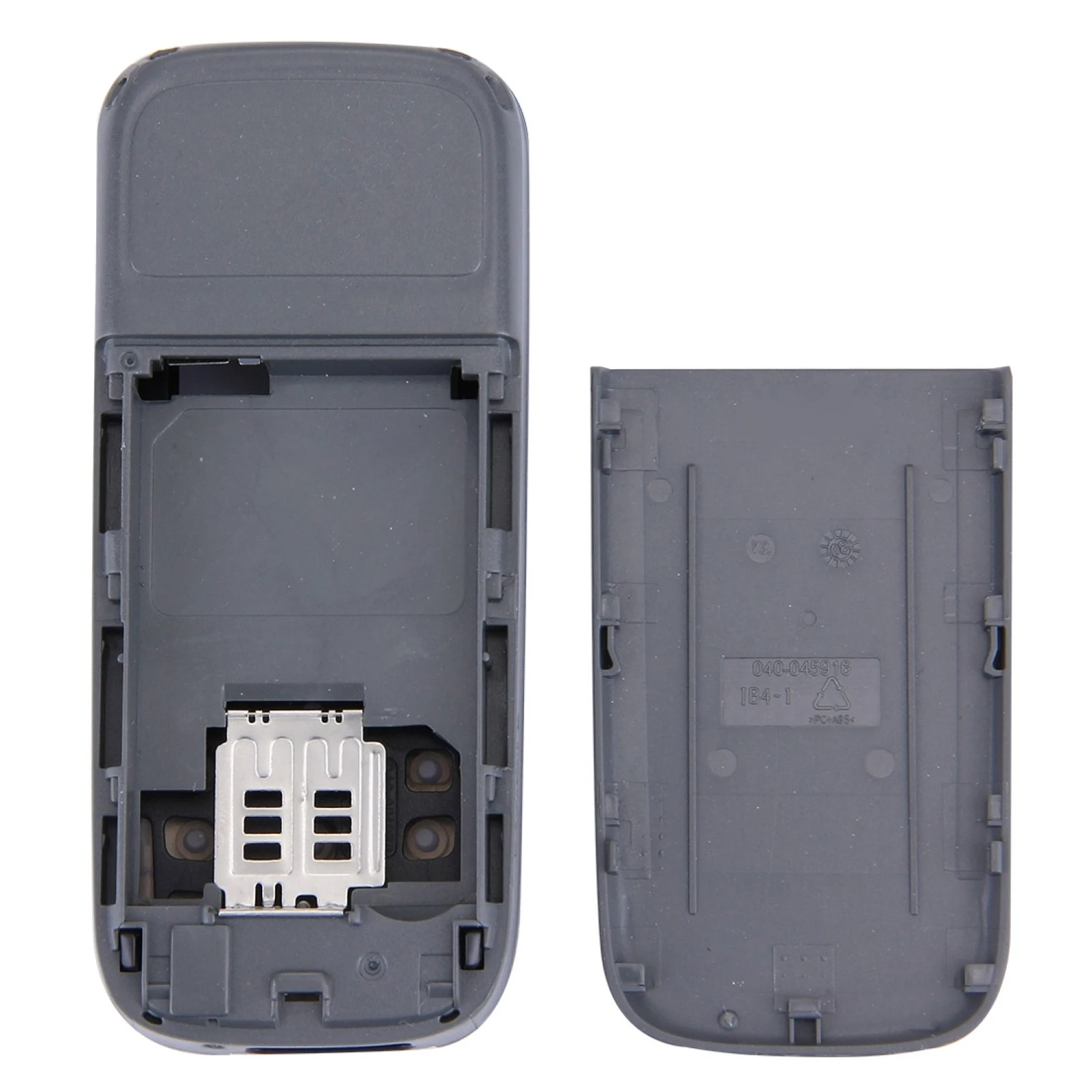 Full Housing Cover (Front Cover + Middle Frame Bezel + Battery Back Cover) for Nokia 1200 / 1208 / 1209