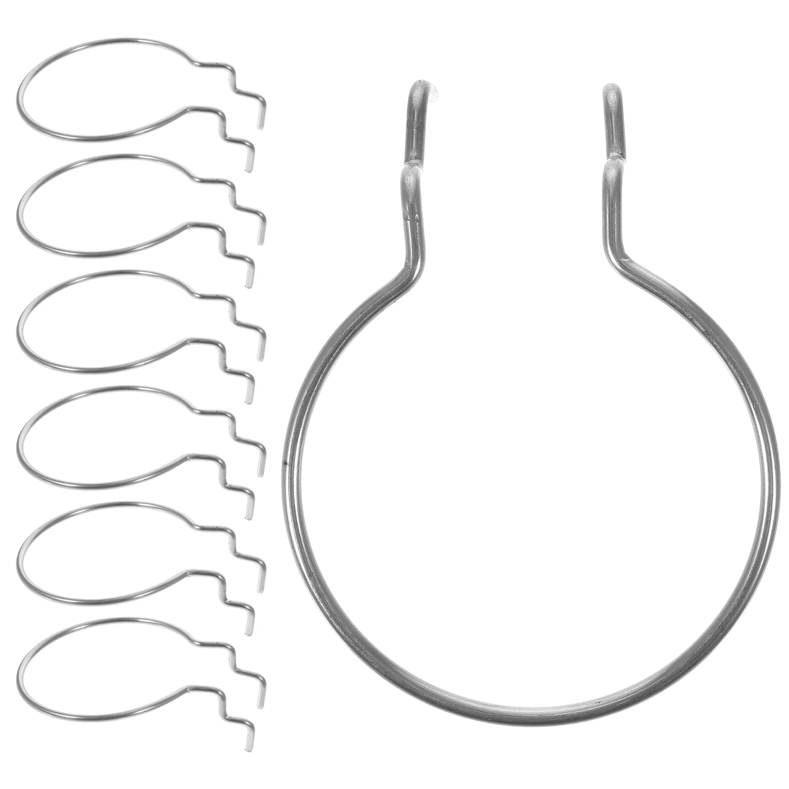 

10 Pcs Vessel Tools Peg Board Hook Pegboard Hooks for Cup Holder Coat Hanger Heavy Duty Garage Silver Pegs Baby