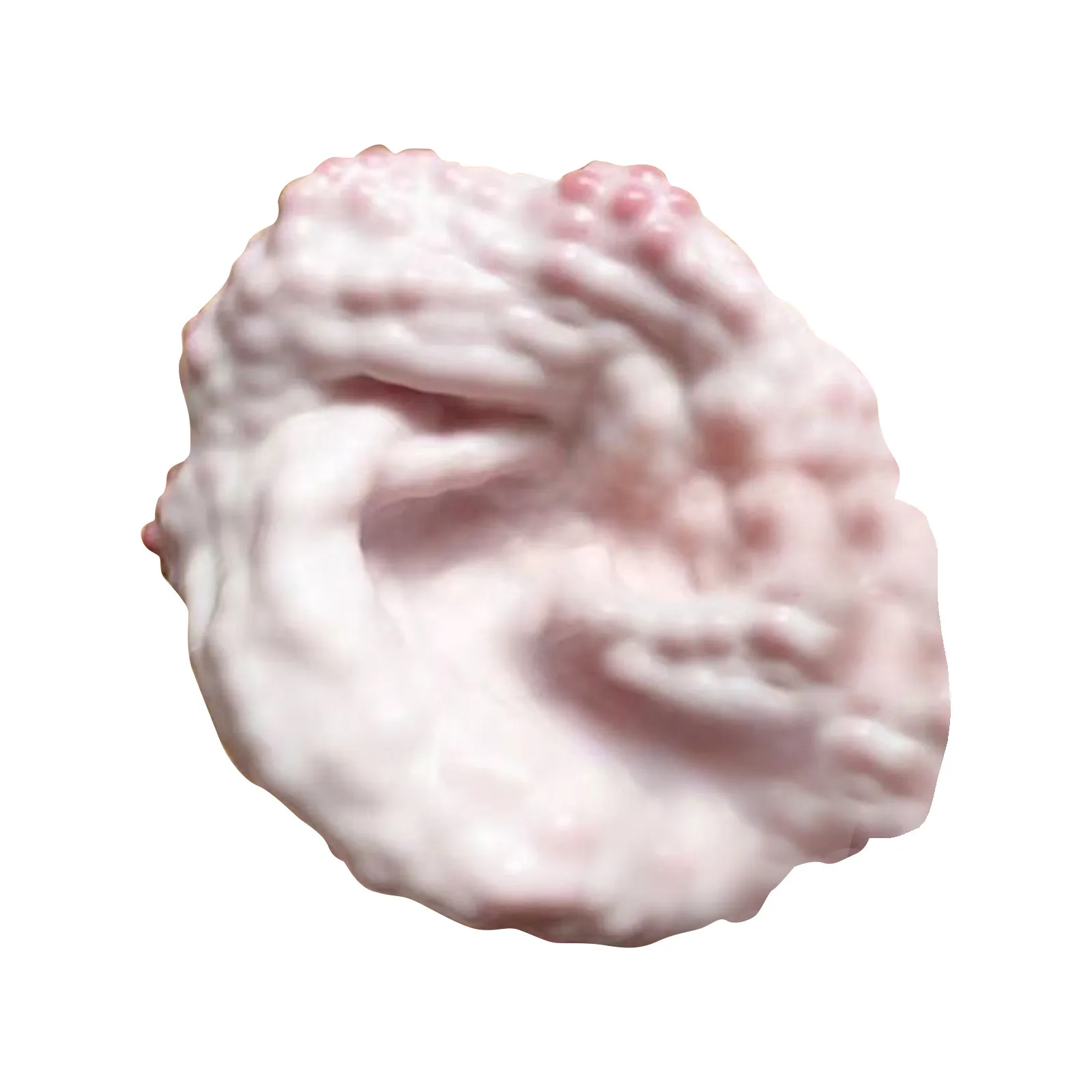 كرة ضغط ناعمة مقرمشة ذات ملمس مزدوج حسي فائق النعومة لزجة مصنوعة يدويًا لعبة كرة بلاستيكية لتخفيف الضغط للأطفال والكبار #5