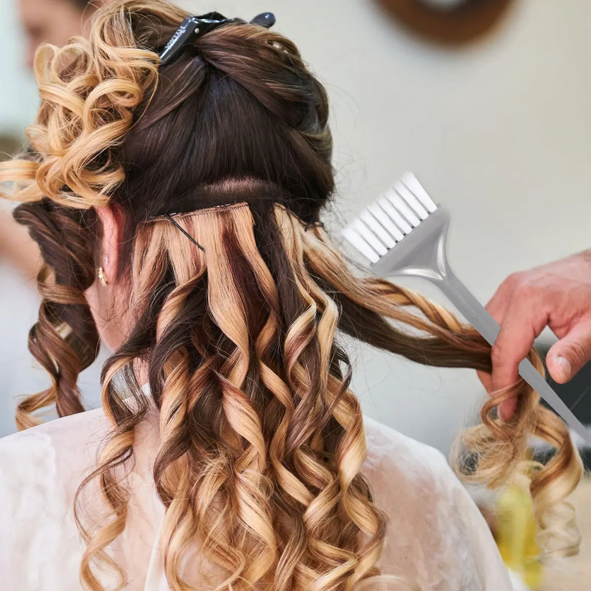 

5Pcs Soft Bristles Hair Dye Brush Professional Salon Home Use DIY Hairstyle Tool Hair Dye Bristles Salon Accessories