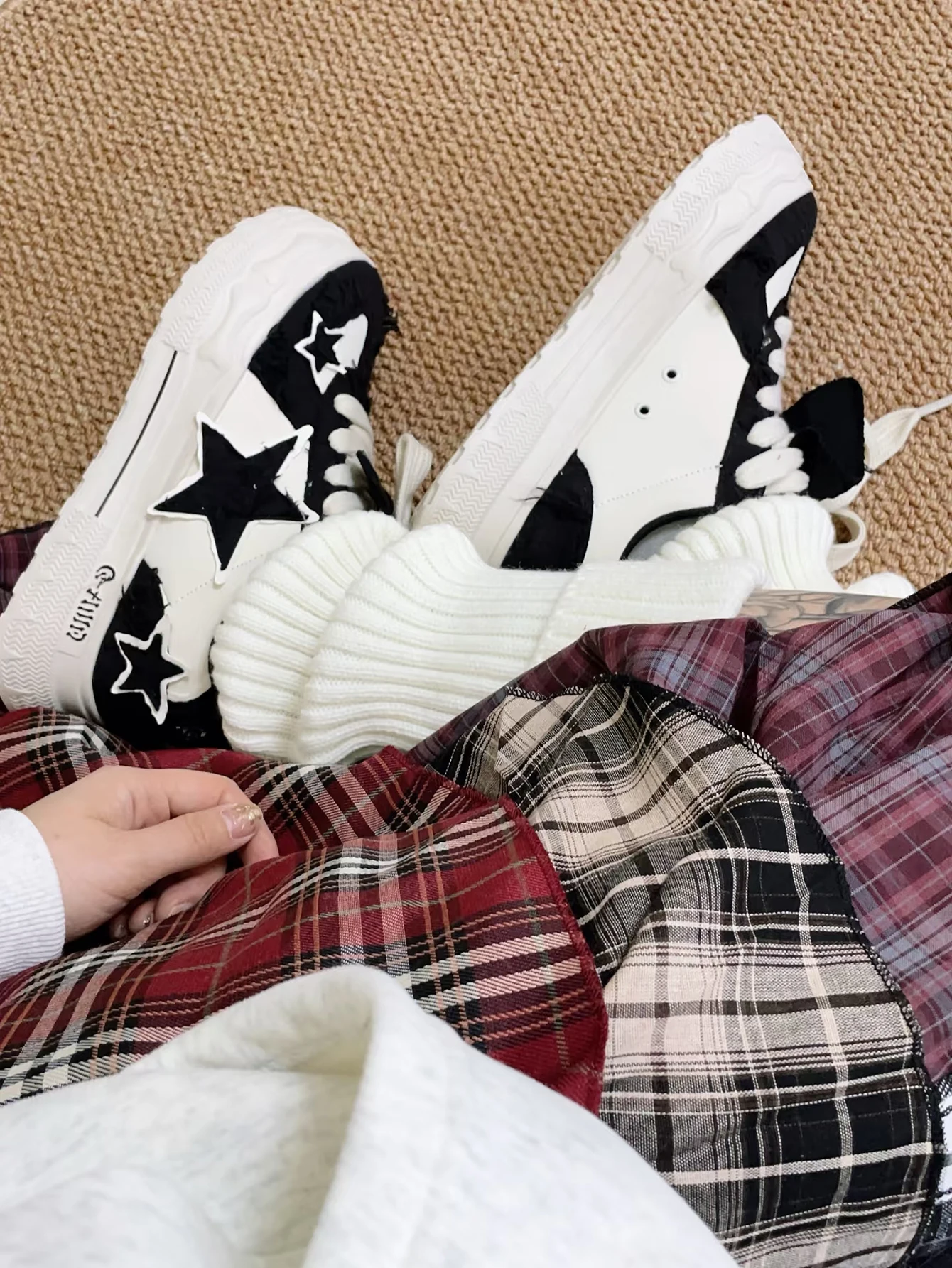 2026 New Model Q-AND Retro Heel Tab Decoration Unisex Fashion Color Scheme Skateboarding shoes Casual Sneakers Autumn Winter