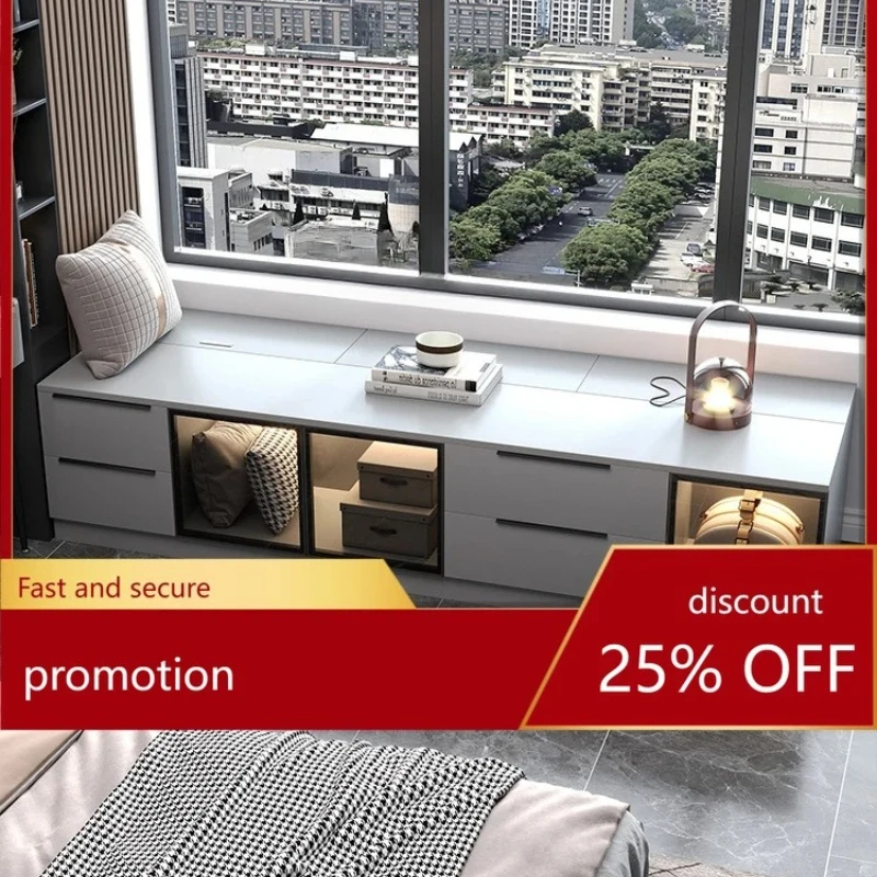 Windows and Cabinets Locker Bedroom Windowsill Floor Cabinet Low Cabinet Can Sit Tailstock