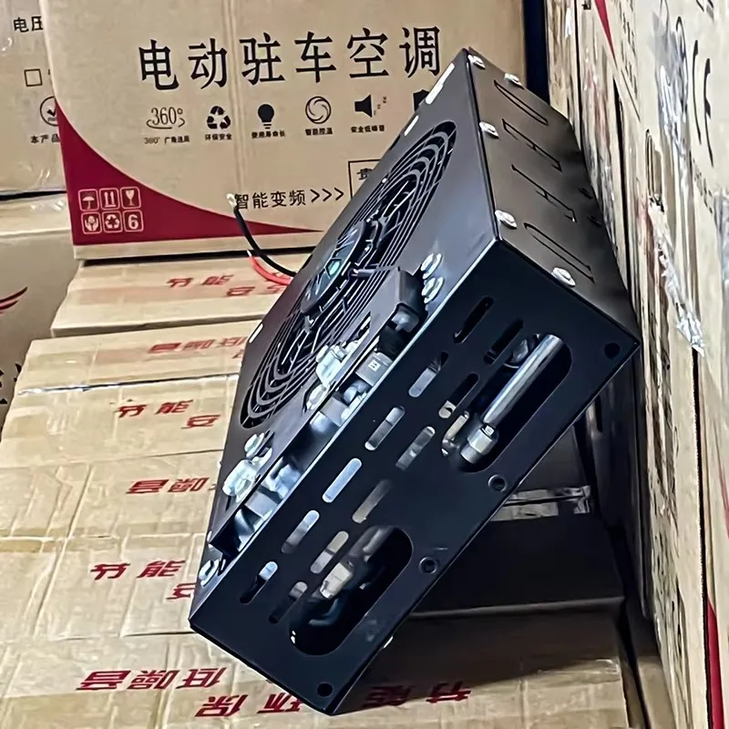 High Quality 12V Split Parking Air Conditioner for Truck & RV Mobile AC with R-134A Refrigerant & Cooling Compressor Fan