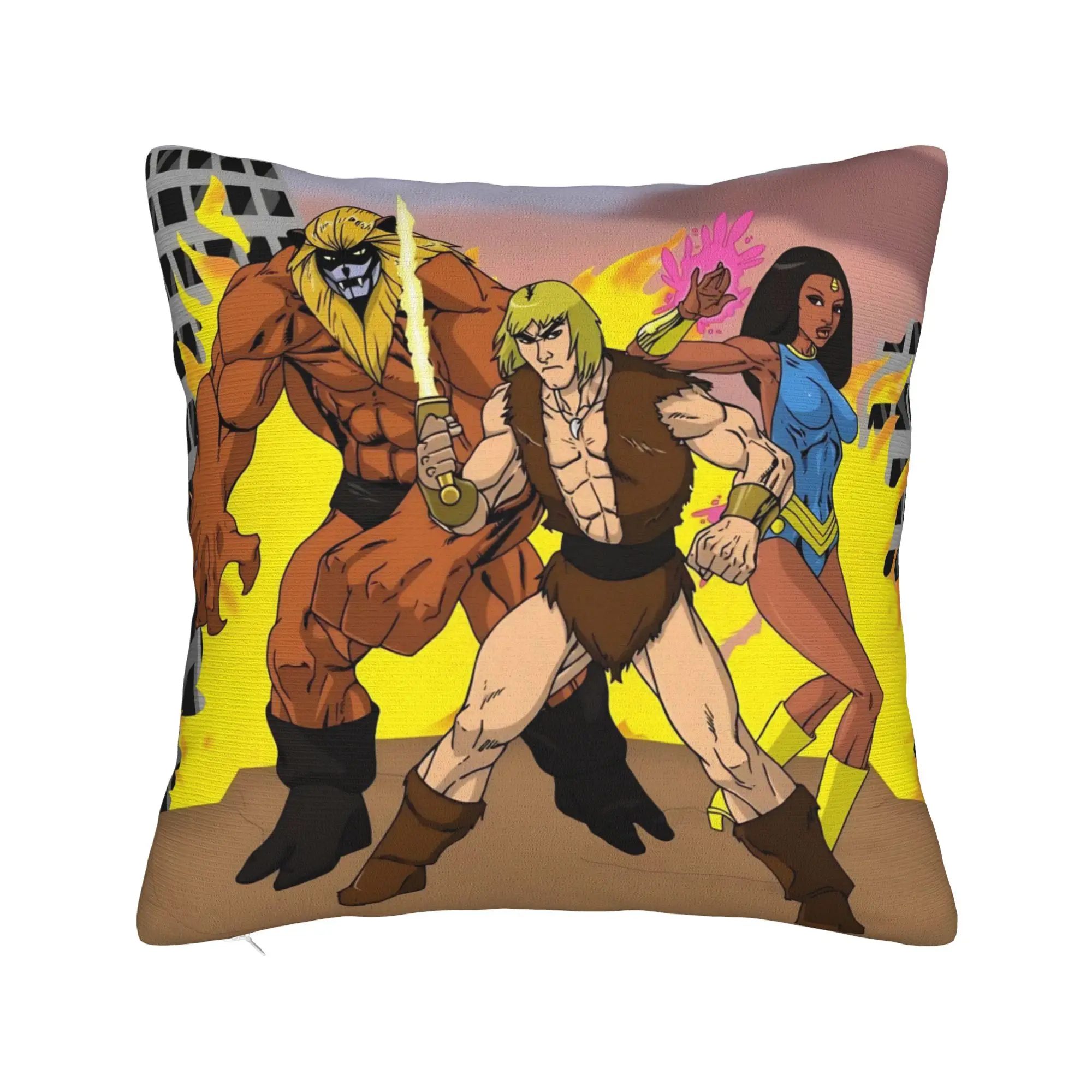 Thundarr The Barbarian Pillow Cover Accessories Soft Cushion Cover Decorative  Pillow Case Cover Chair Multi Size