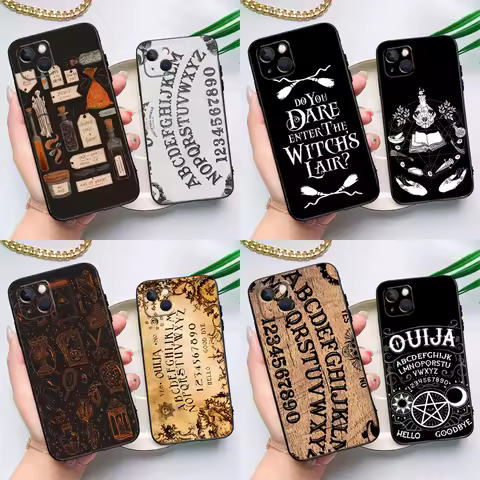 Girly Pastel Witch Goth Ouija Case For Samsung Galaxy S25 S24 Ultra S21 S20 S22 S23 Ultra S9 S10 Plus S25 FE Cover Funda