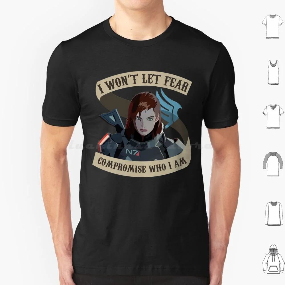 Paragon Shepard Mass Effect T Shirt Men Women Kids 6Xl Mass Effect N7 Bioware Shepard Commander Shepard Gaming Video Games