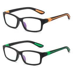 Sports Anti-blue Light Reading Eyewear Black Red TR90 Frame Presbyopia Eyeglasses Reading Glasses Men Women glasses +100 to +400