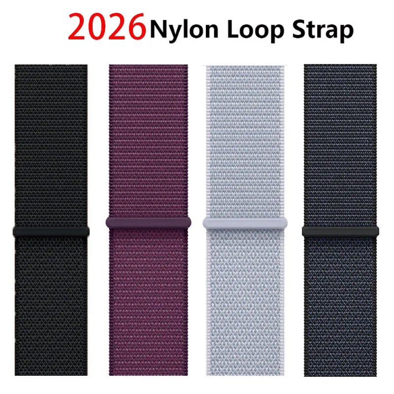 NEU Original 1:1 Nylon-Schlaufe für Apple Watch 11 Armband 42mm46mm44/40-41-45mm Armband iWatch Series 10 9 8 7 6 5 SE3 Ultra 3 2 49mm