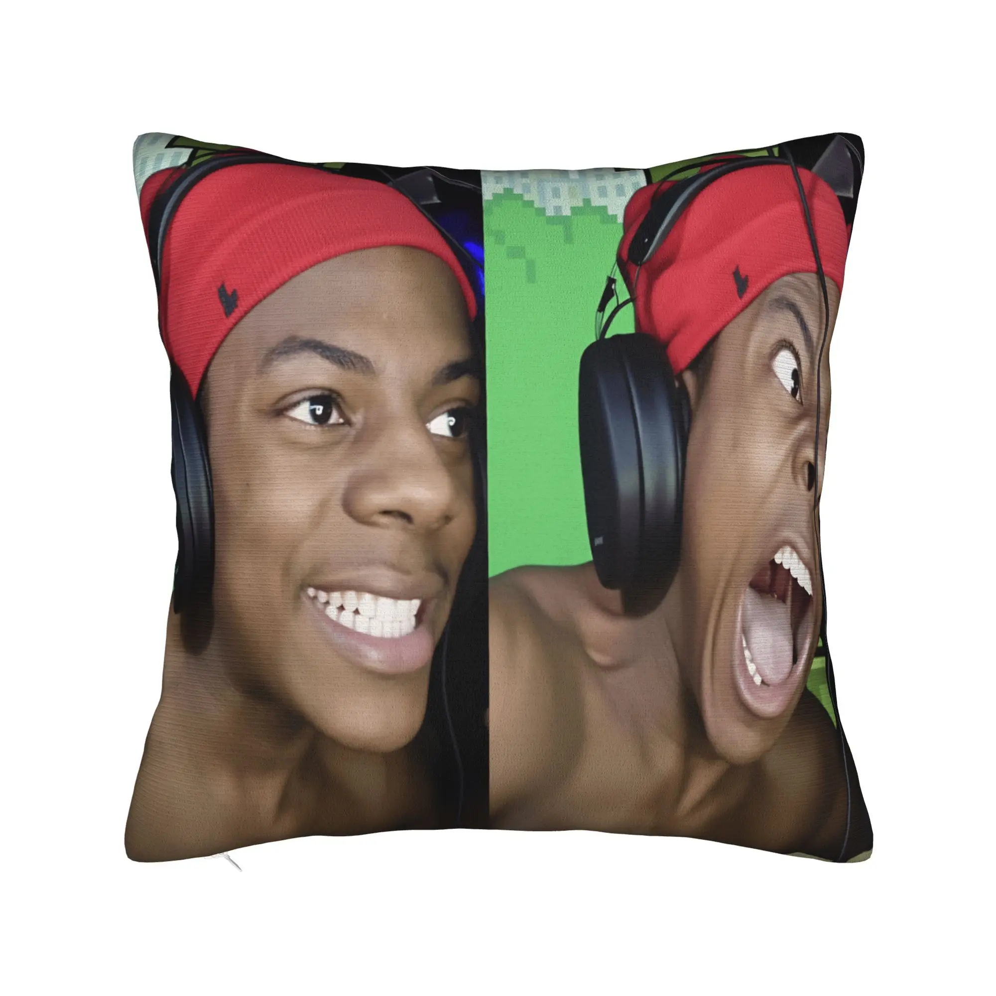 IShowSpeed Face Meme Pillow Case  Design Pillow Cover Morden Cushion Cover For Wedding Party Home Decor