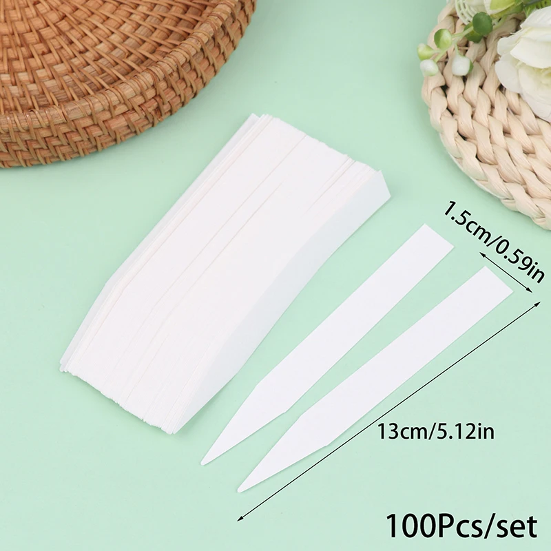 *100Pcs/Lot White Aromatherapy Fragrance Perfume Essential Oils Test Tester Paper Strips