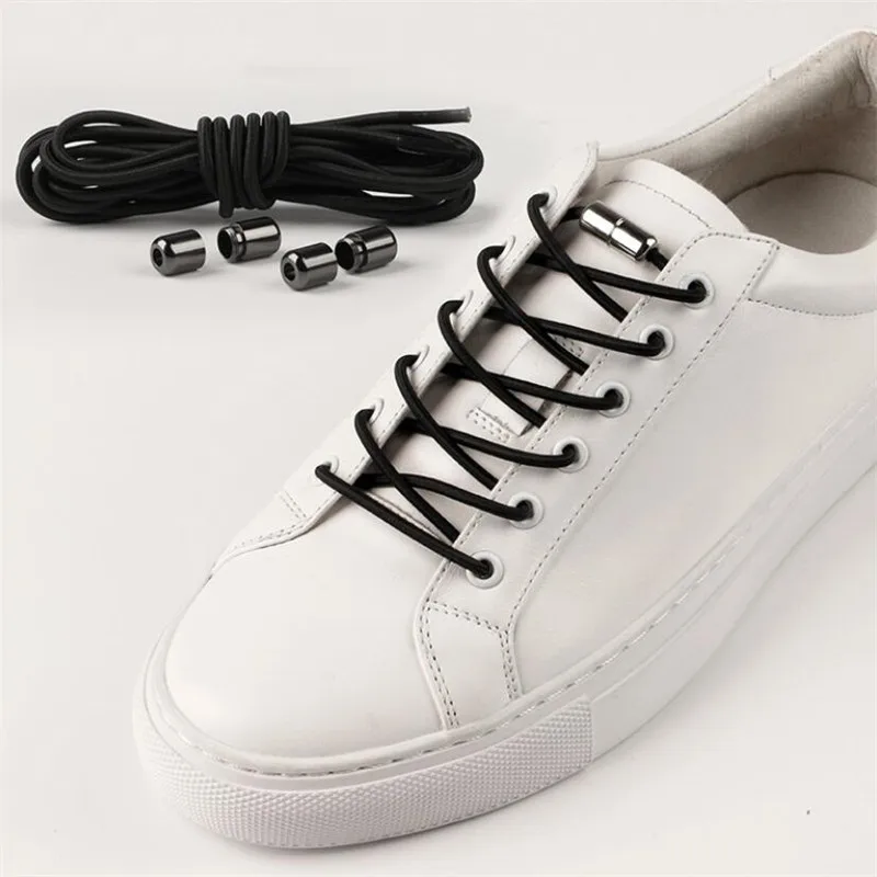 

1Pair Hot sale Elastic Magnetic Locking Shoe Laces Creative No Tie Shoe laces Kids Adult Unisex Shoelace Sneakers Shoe Laces
