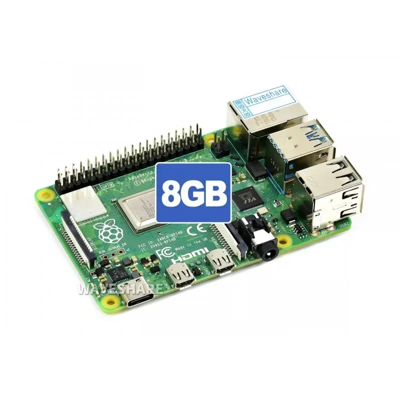 4 Model B 1GB 2GB 4GB 8GB RAM, Completely Upgraded, PI4B-8GB