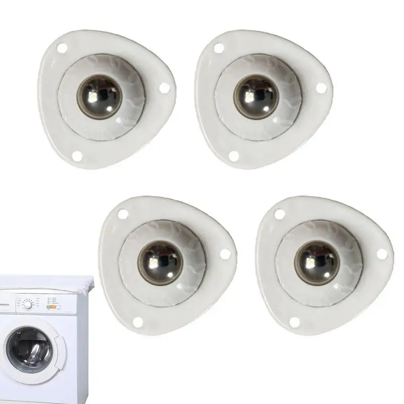 4PCS Self-Adhesive Caster Wheels 100KG Heavy Duty Stainless Steel Universal Pulley 360 Degree Rotation Furniture Cabinet Rollers
