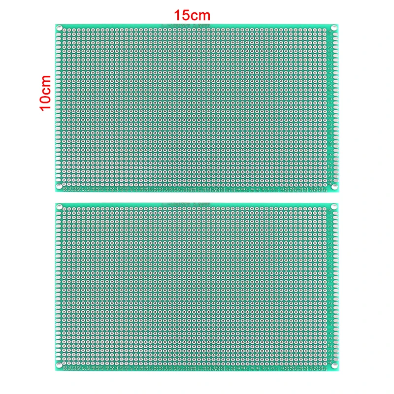 Placa de circuito impreso Universal para Arduino, placa de pruebas PCB, prototipo de doble cara, fibra de vidrio, 20 piezas, 10x15, 10x15cm