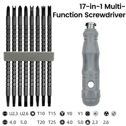 17-in-1 Screwdriver Cross-shaped Special-shaped Magnetic Screwdriver CRV Torx Wrench Set Telescopic Repair Tool Disassembly