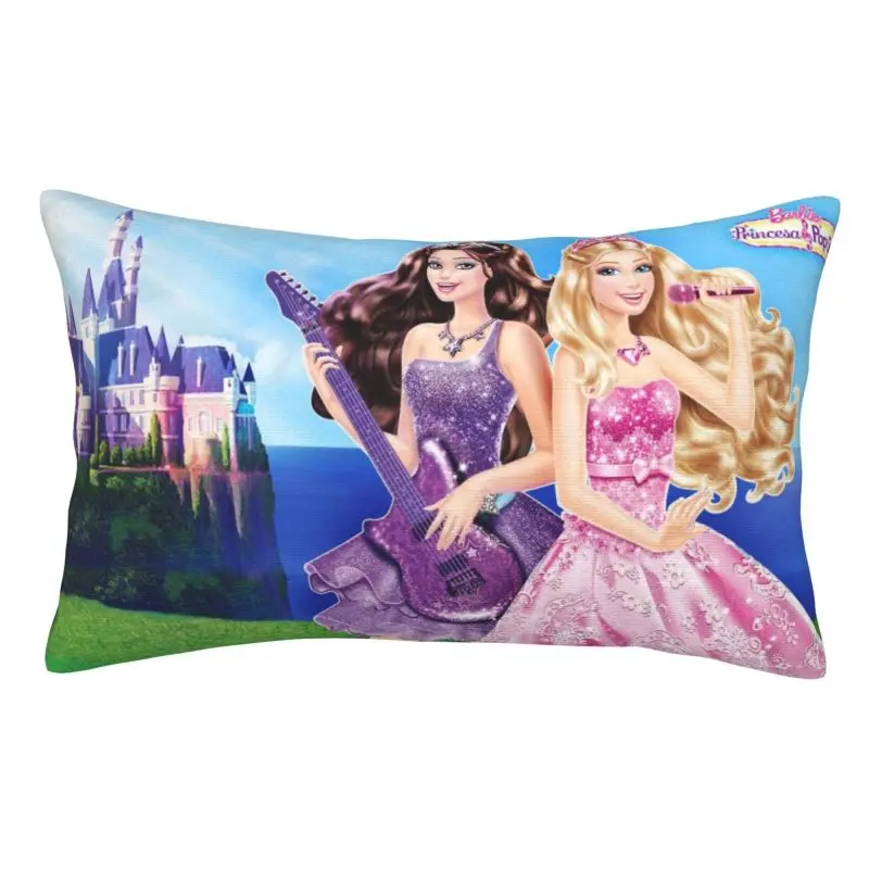 Custom Barbie Doll Pillowcase 60cmx40cm Home Decoration Salon Rectangle Pillowcase