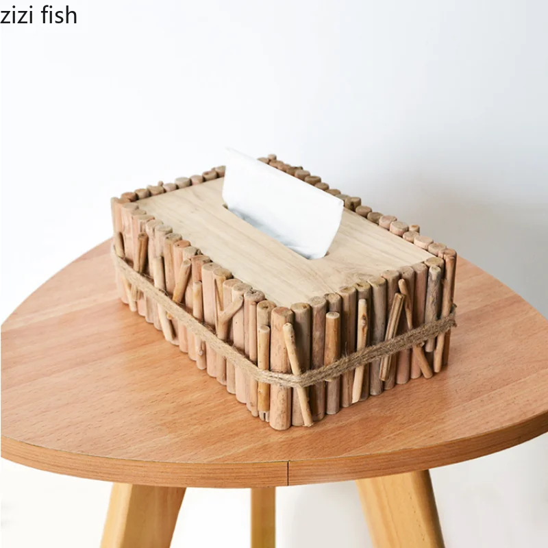 

Handmade Solid Wood Tissue Box Desktop Paper Boxes Napkin Boxes Tissue Holder Tissue Storage Box Napkin Holder Home Organizer