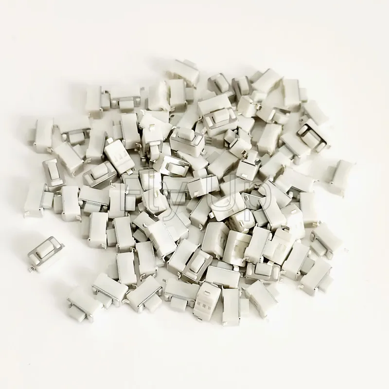 100PCS/1000pcs 3x6x4.3 SMD touch/micro SMD switch white 3*6*4.3MM patch 2pin commonly used buttons