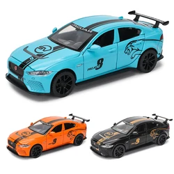 1: 32 Jaguar PROJECT 8 alloy car model static die-casting car model with lighting decoration, collectible toy tools, gift mold