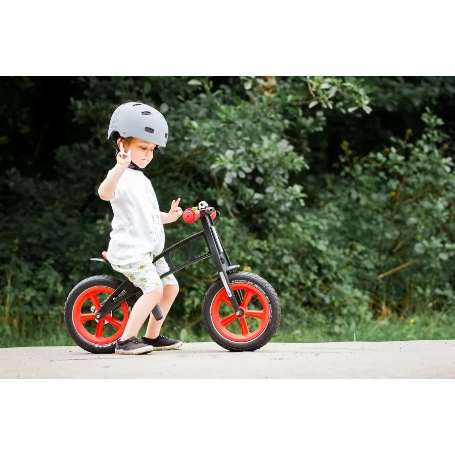 Bicicleta de equilíbrio de edição limitada com freio laranja equilíbrio bicicleta passeio-on brinquedo 22 meses-5 anos empurrar bicicleta sem pedal bicicleta criança bik