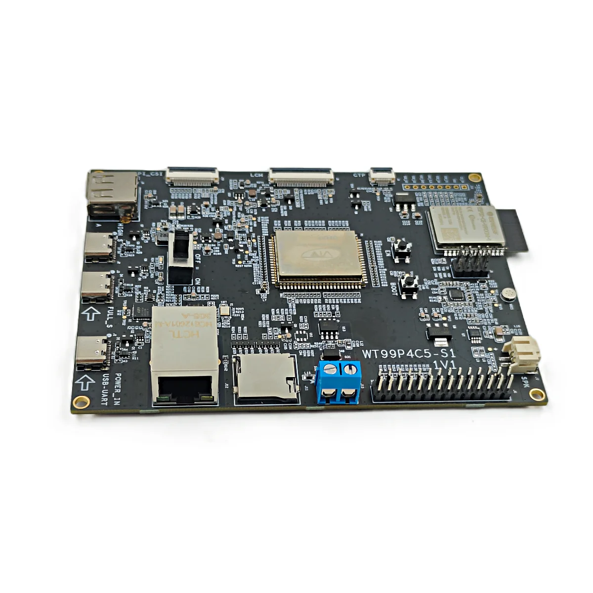 Плата привода ESP32 P4+C5 WT99P4C5-S1 с платой Espressif ESP32-P4 Som и модулем Wi-Fi Esp32-c5 WiFi 6, двухъядерный RISC-V