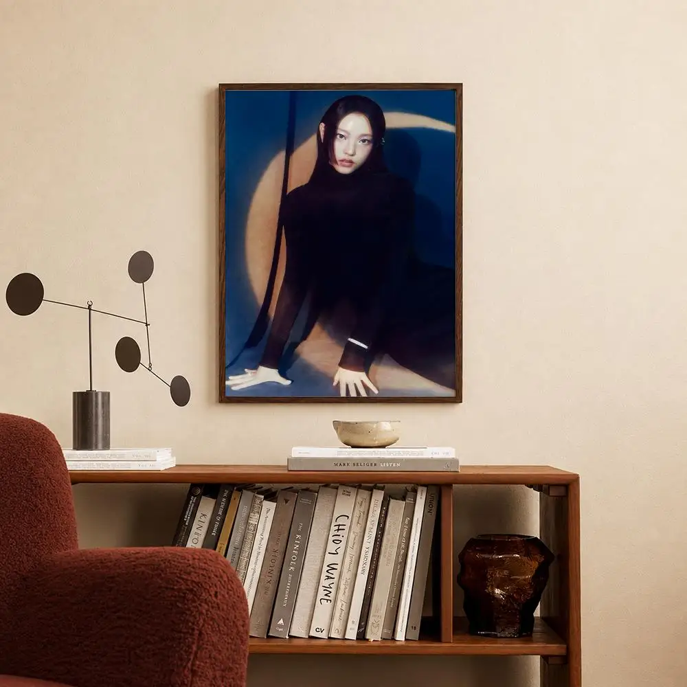 Kpop Idol Kang Haerin Poster Self‑Adhesive Waterproof Poster Sticker Coffee House Bar Wall Art Home Decor - view 3
