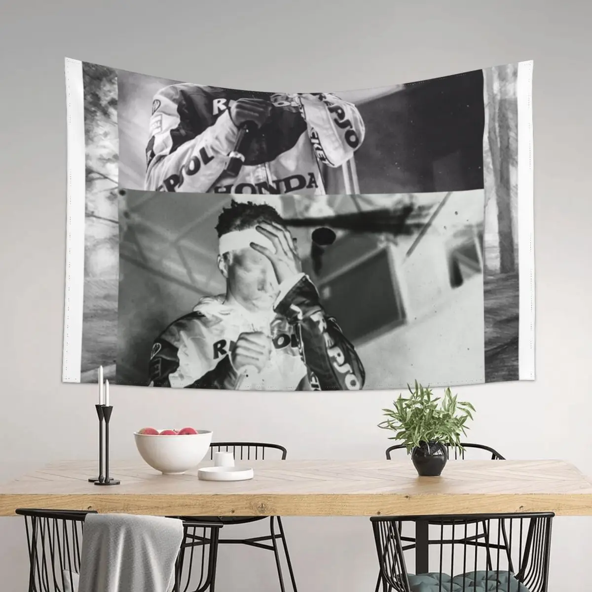 

Night Lovell Mellow Graphic Tapestry Kawaii Room Decor Hanging Wall Decor Home Tapestry