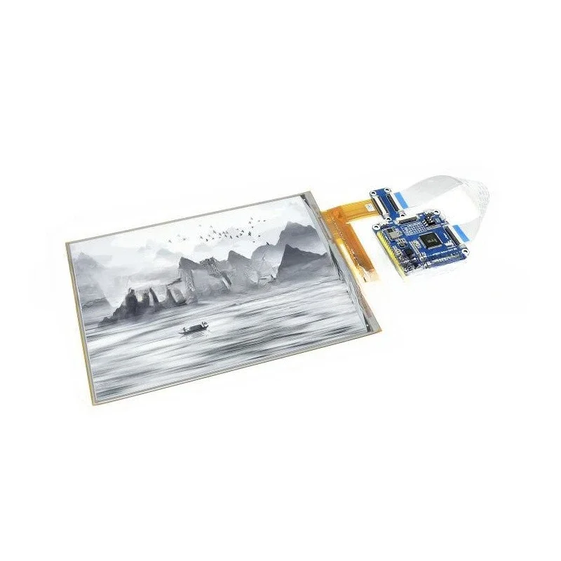 Flexible electronic ink screen - black and white 1872 × 1404 resolution