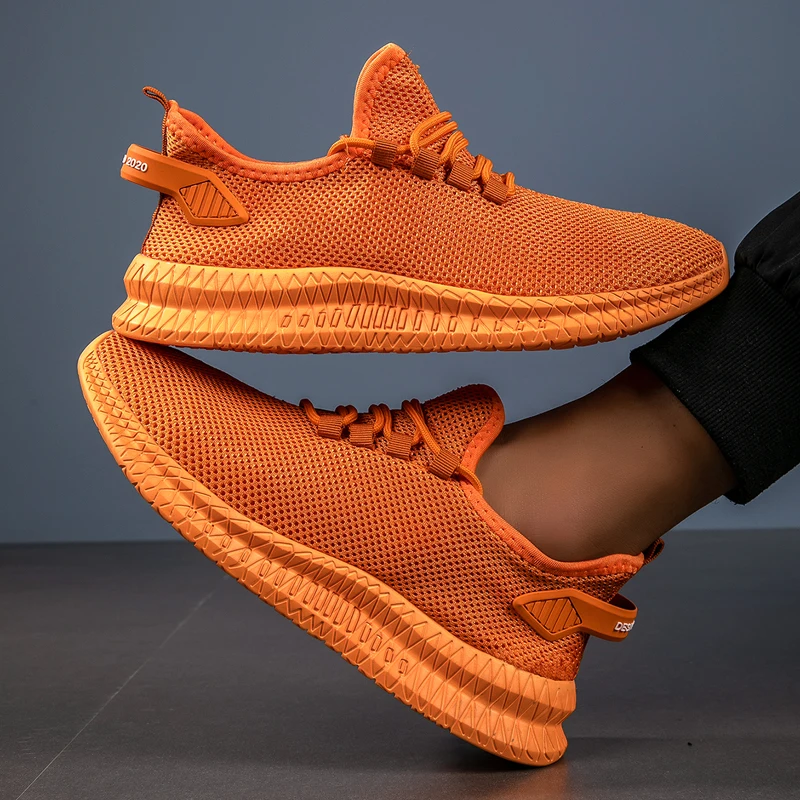 

Men's coconut sneakers 46 big size men's shoes flying woven breathable men's shoes lightweight soft-soled running shoes