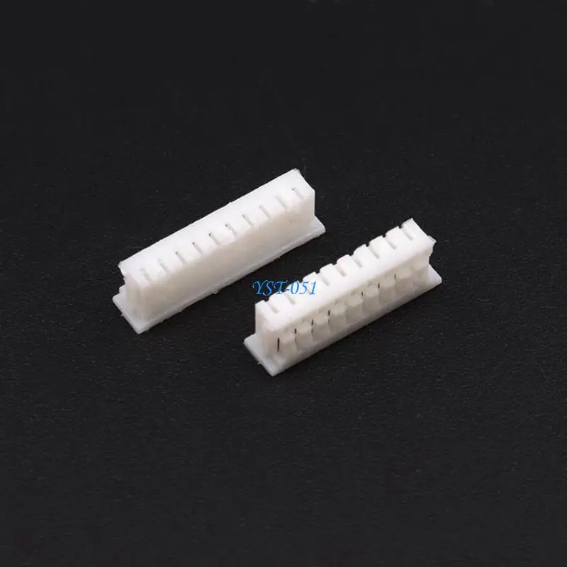 E15A 50Pcs Multipurpose 1.25Mm Pitches Connector Housing 2/3/4/5/6/7/8/9Pin Male Female Head Plug Terminals Plastic Shell
