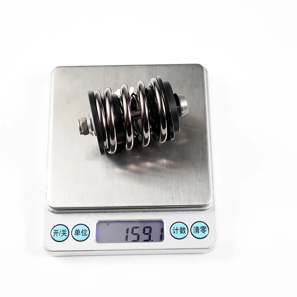 Folding Bike Rear Shock Absorber - For ​Brompton Spring Suspension, Titanium Axle & Stainless Steel, Bicycle Accessories​​ Parts view 3