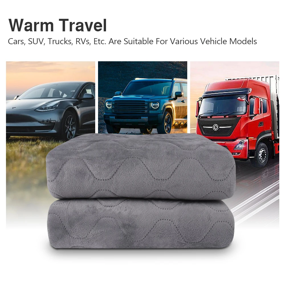 Car Electric Blanket 12v Off-road Vehicles - Car Heated Blanket Seat Soft Heating Pad Caping Warm Heater Outdoor Winter Access