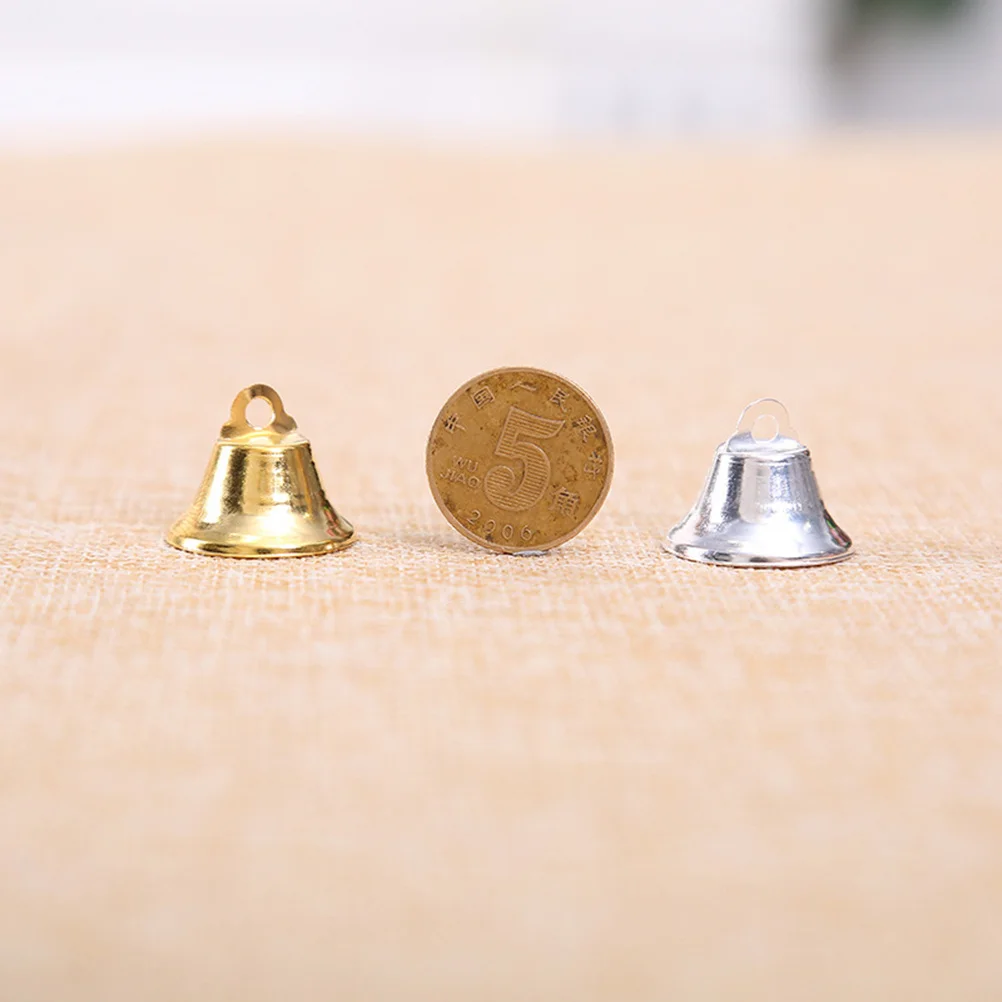 

10 Pcs Hang Pendant Miniature Christmas Bells Decoration Craft Ornaments Pendants