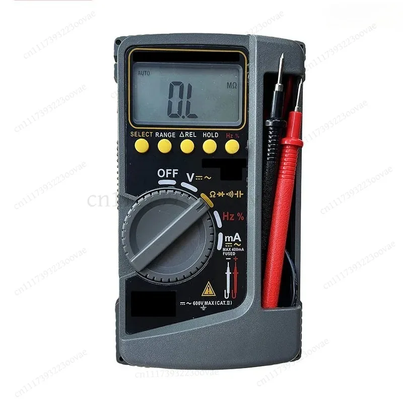 Df CD800a Digital Multimeter Electrical Capacitance Frequency Tester With Hand Strap Instruction Manual Spare Part