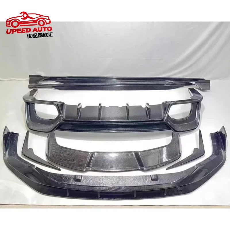 

Suitable for Carbon fiber Body Kit Audi RS6 RS7 C8 modified Front shovel lip Rear spoiler Side skirt Tail wing Car Accessories