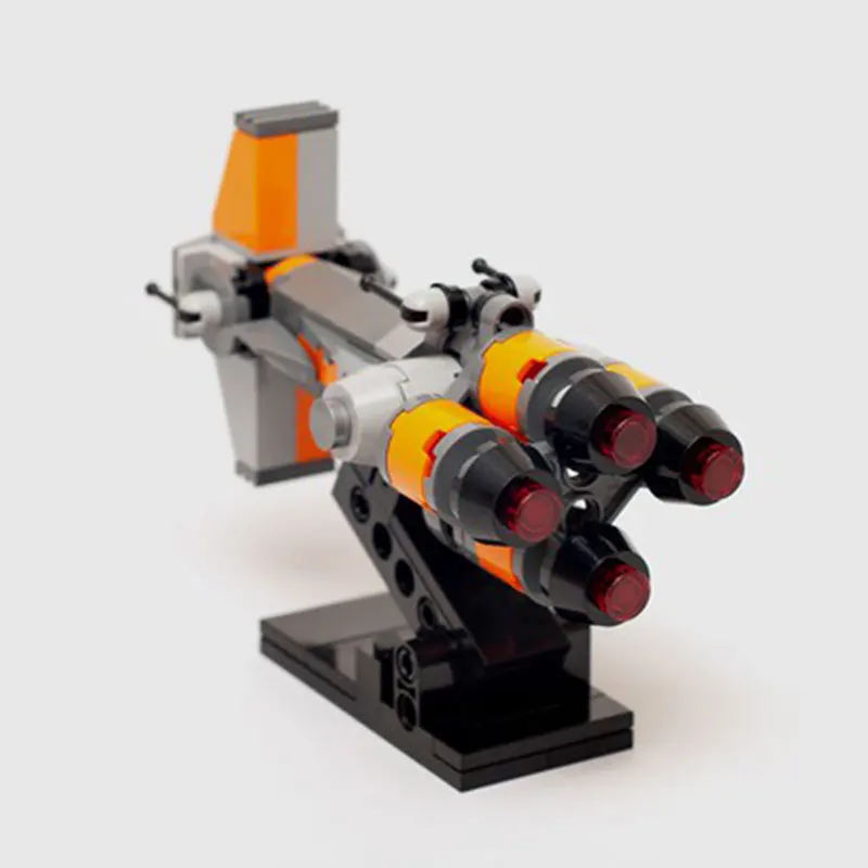 Mini modèle MOC Hammerhead Corvette, Cruiser lumineux Rebel Alliance Ram-Bow, Kit de construction de navires d'assaut spatial à petite échelle