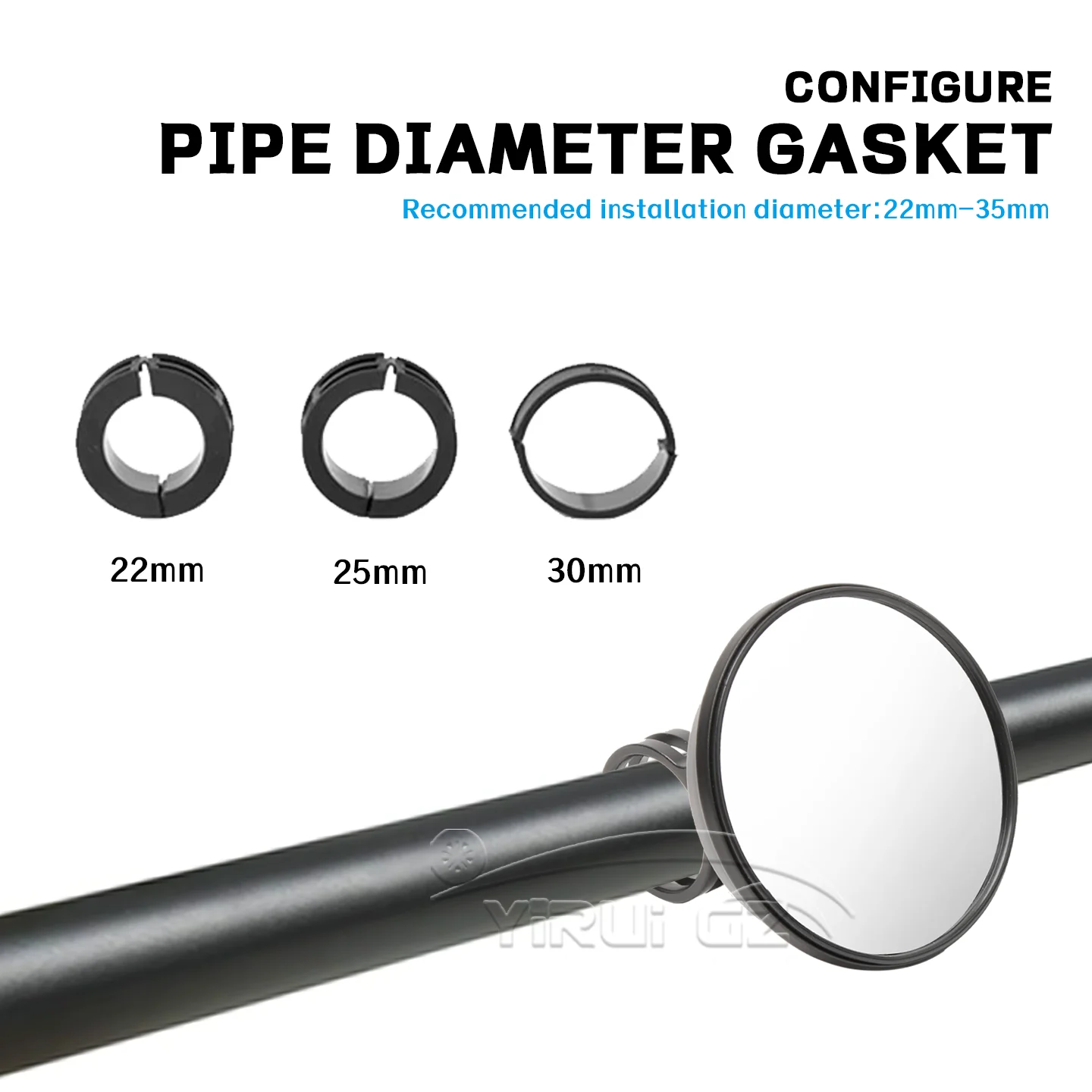 لأبريليا تونو V4 RR تونو V4 V4 RR دراجة نارية النقطة العمياء مساعد الرجعية Espelho Convexo Espelhos de grande angularpara #5