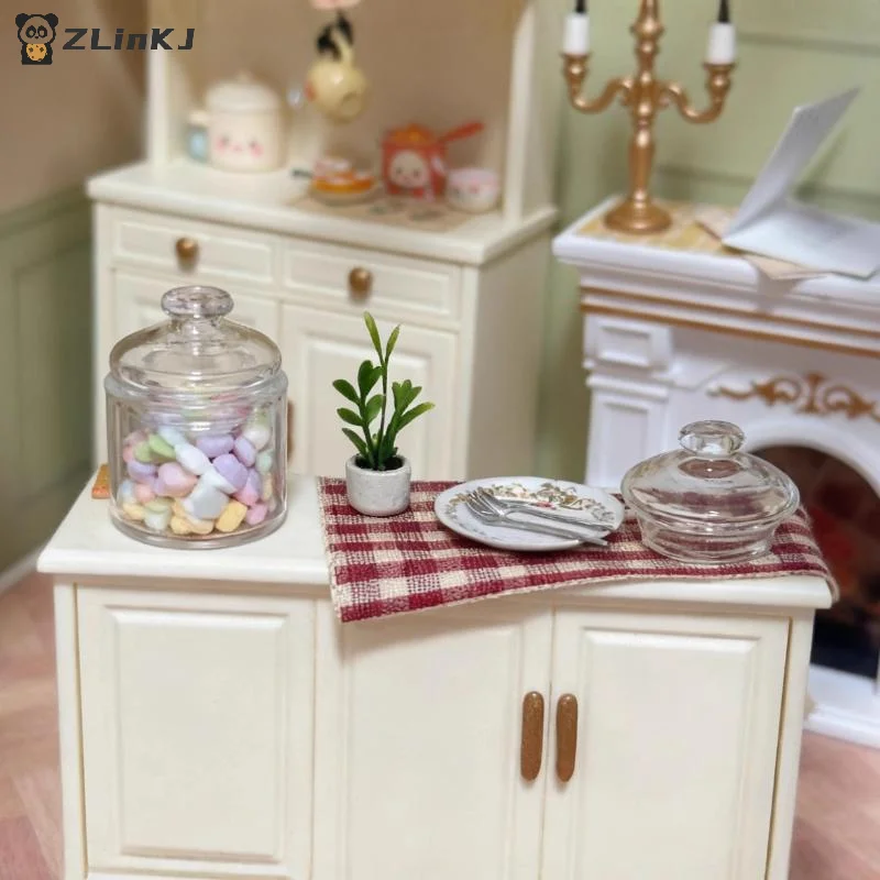 1 Set Cute Miniature Dollhouse Mini Flour Bag Kit Model Play Kitchen Food For Doll Accessories Toy Home Decoration