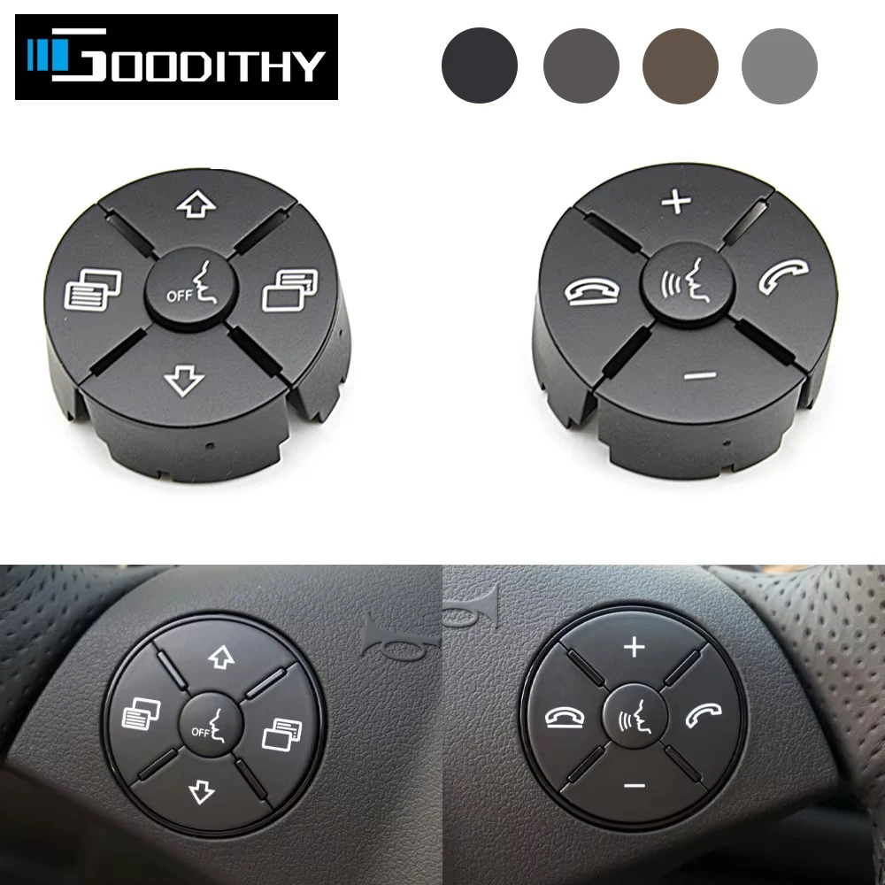 Car Interior Multi-function Audio Control Steering Wheel Push Switch Button For Benz ML GL R Class W251 W164 W219 1648700658