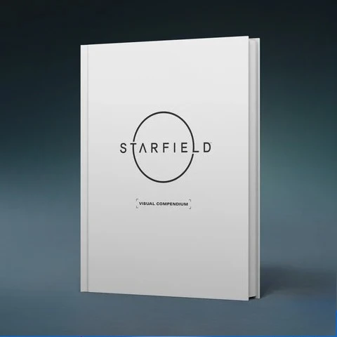 Starfield Visual Compendium Hardcover, Official Concept Art Book, 368 Pages, Bethesda Sci-Fi Game Art, English Import