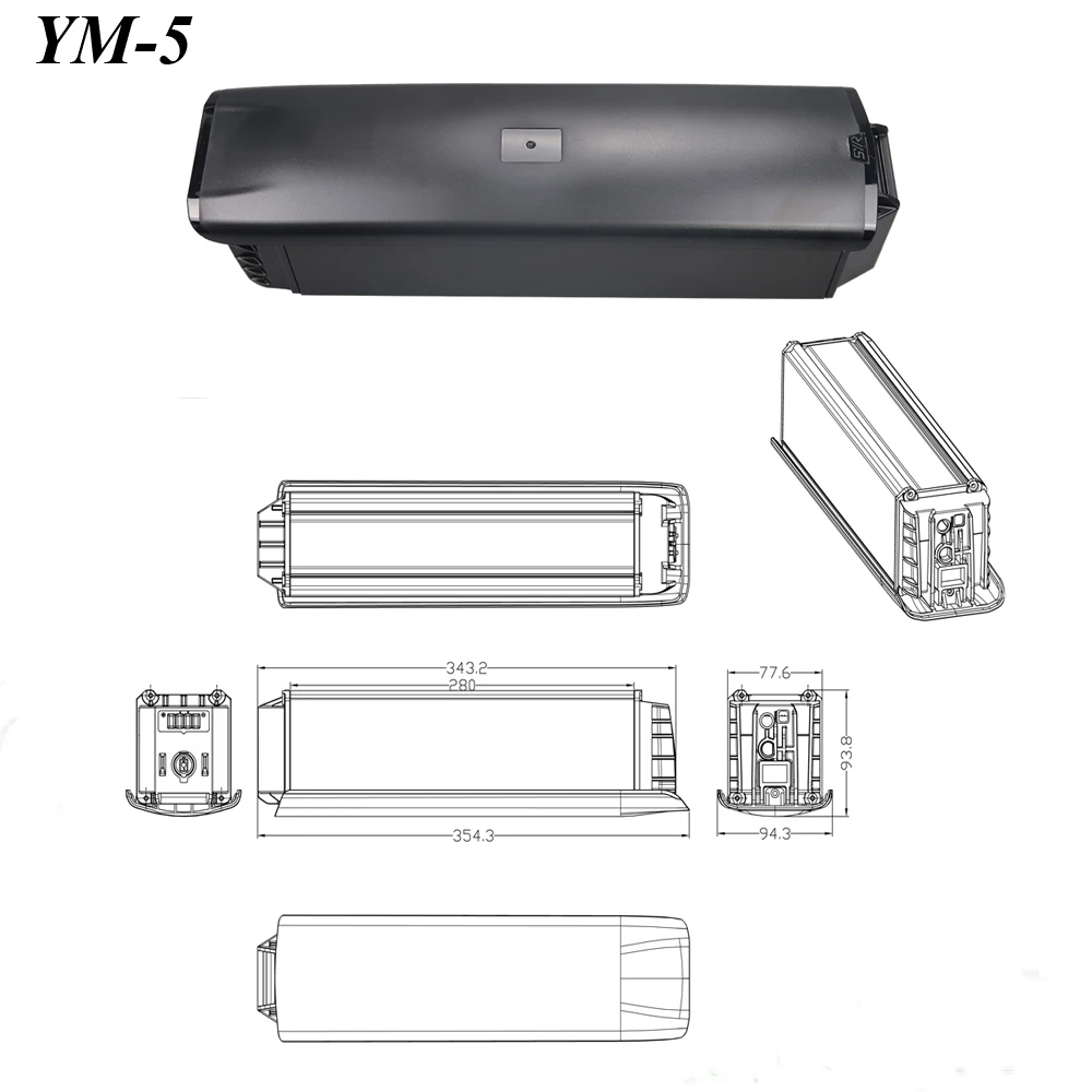 Addmotor Electric Bike Battery 48V 14Ah 16Ah 17.5Ah 20Ah Lithium-ion Battery M-60 M-66 M-70 M-360 M-430 M-550 M-560 M-5600 H3