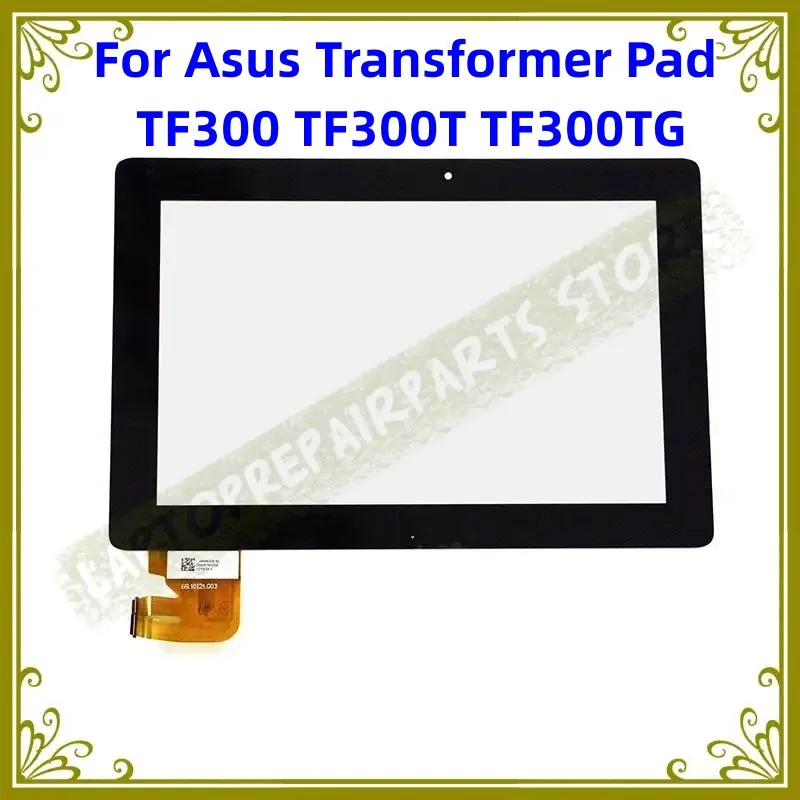 

Genuine 10.1" For Asus Transformer Pad TF300 TF300T TF300TG G01 G03 Panel Touch Screen Digitizer Glass Lens Replacement