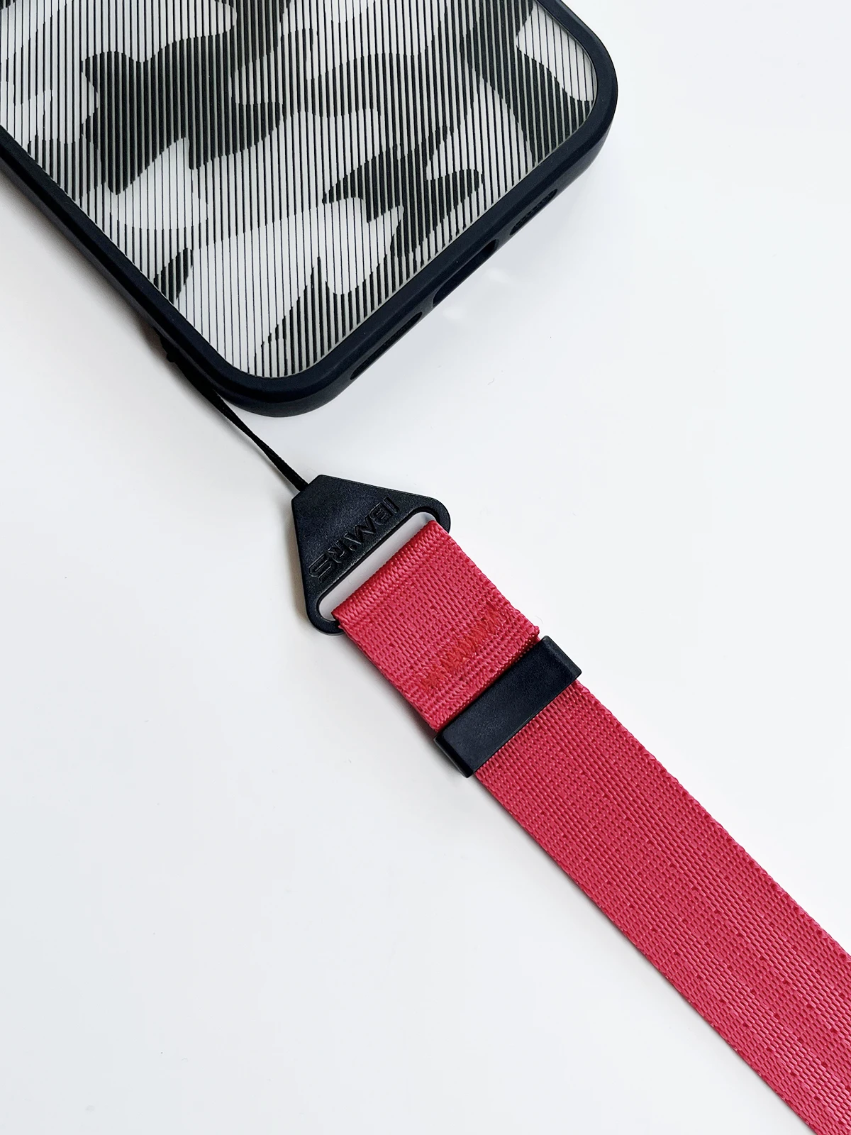 Cinturino da polso con cinturino da polso IBMRS per telefono e fotocamera, cordino antigoccia di sicurezza nero, corda corta a mani libere