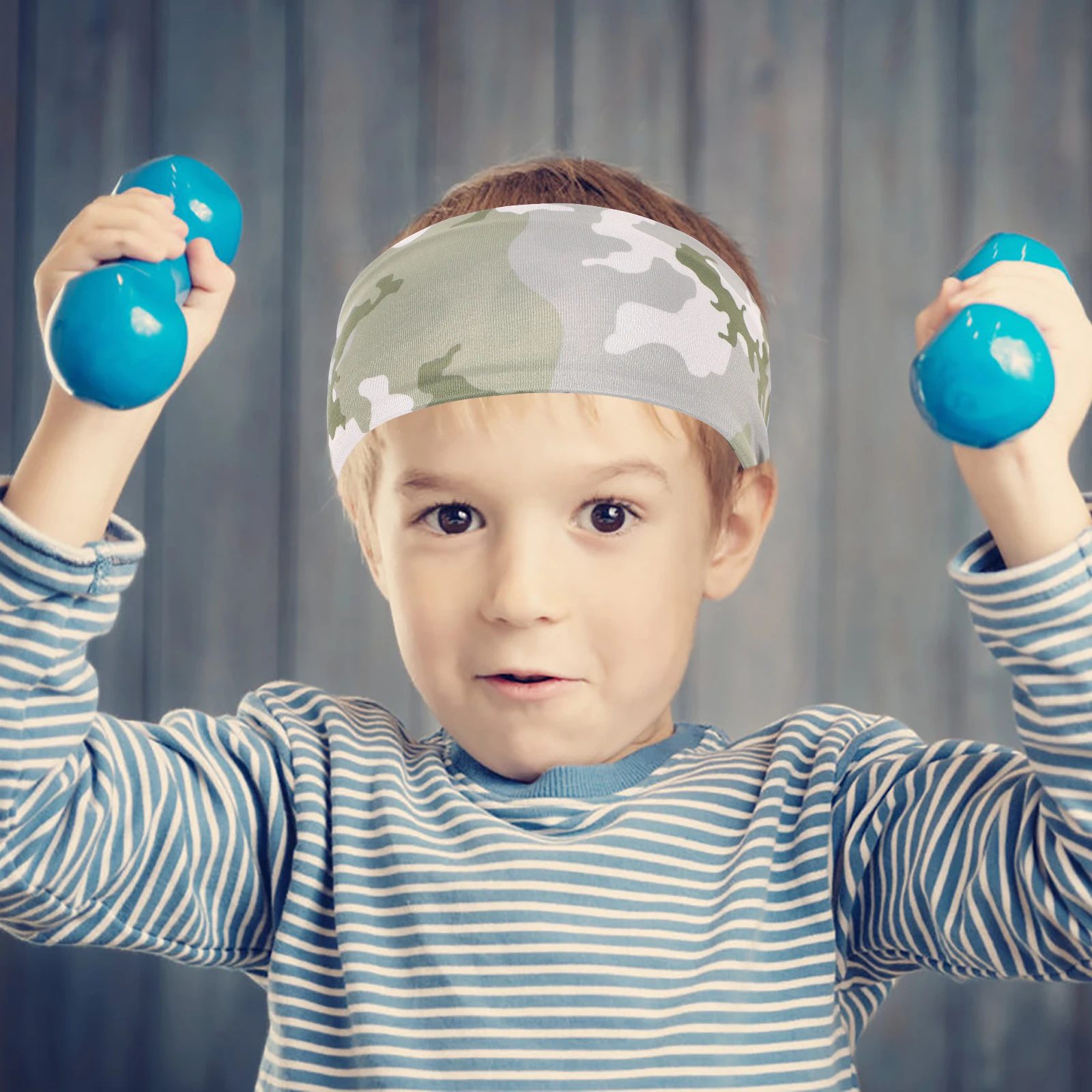 

Kids Headband Sports Hairband Sweatbands Elastic Stretchy Workout Headbands for Boys Yoga Running Baseball Polyester Anti-Sweat