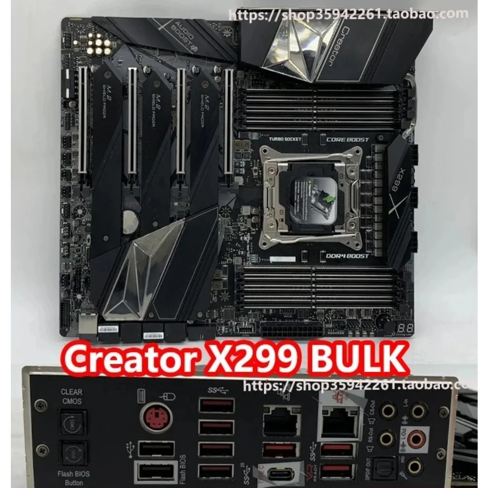 Used For MSI MEG Creator X299 BULK PRO CREATION S01A 10G 2066 main board     (store code: 0690)